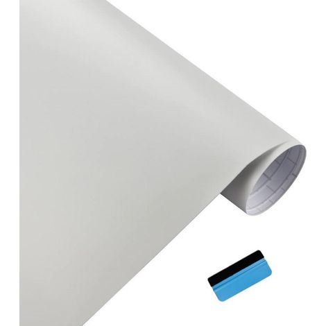 Matte Vinylfolie für Auto & Motorrad, blasenfrei, 50x150cm, Weiß (1/5)
