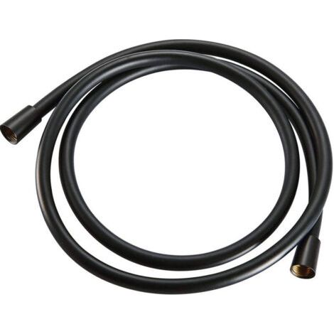 Flexible de douche anti-pliage et anti-torsion 2 m, flexible de douche，noir (1/5)