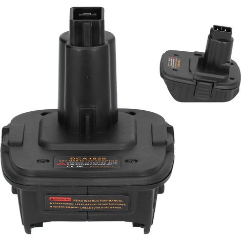 Adaptateur convertisseur DCA1820 pour batterie au lithium 20 V DCB200 DCB201 DCB203 DCB204 DCB205 DCB206 (1/5)