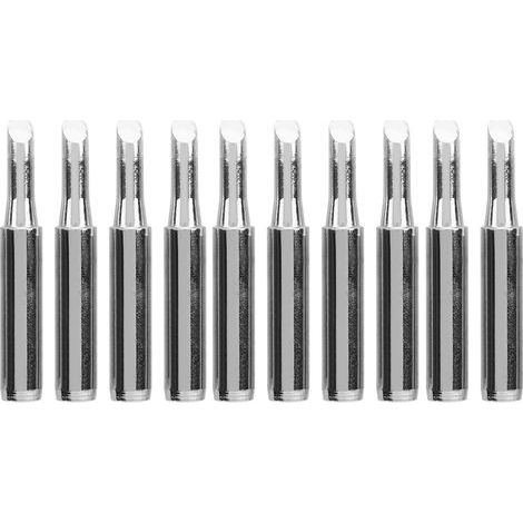 10 pieces 900MT4C lead-free soldering iron tips replacement accessory (1/5)