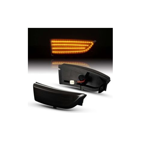 KIT LUCI SPECCHIETTO RETROVISORE ESTERNO CON INDICATORI DI DIREZIONE LED COMPATIBILE CON Ford Ranger  TKE  BJ 2012-2019  , VETRO FUME