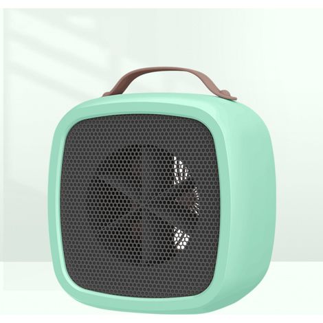 Chauffage soufflant de salle de bain, Mini chauffage d'appoint en céramique silencieux pour petit bureau, 1200W (1/2)