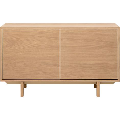 Buffet scandinave en bois clair 2 portes L120 cm SID (1/5)