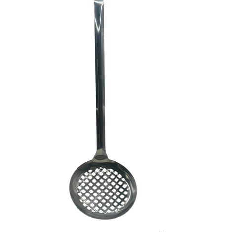 Svanera, schiumarola per fritti gnocchi e ravioli, fori larghi inox (1/2)