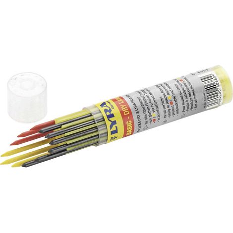 CIMCO 212154 MINES DE RECHANGE ROUGE, JAUNE, GRAPHITE 12 PC(S) (1/2)