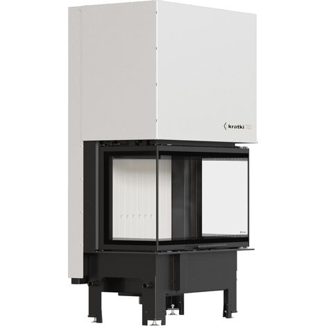 Kamineinsatz KRATKI REGNOR 800/400 8 kW Ø 200 3 seiten glas mit Türfeder (1/5)