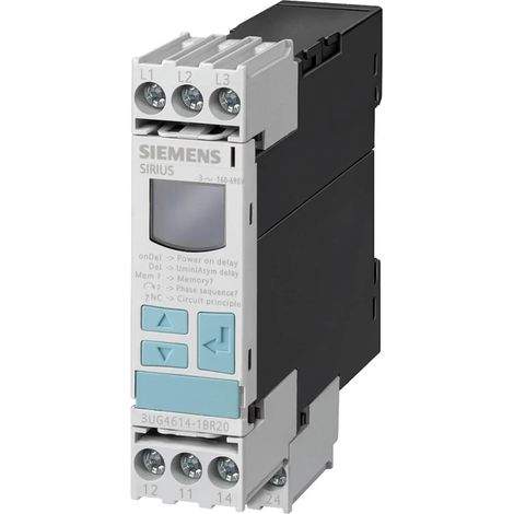 [NEUWERTIG] B-Ware Siemens überwachungsrelais Netzrelais 3 Ug4617 1 Cr20 Phasenfolge Phasenausfall