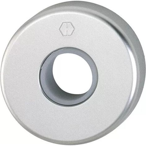 Paire de rosaces seule Hoppe AG - ø 52 mm - aspect inox - Condamnation