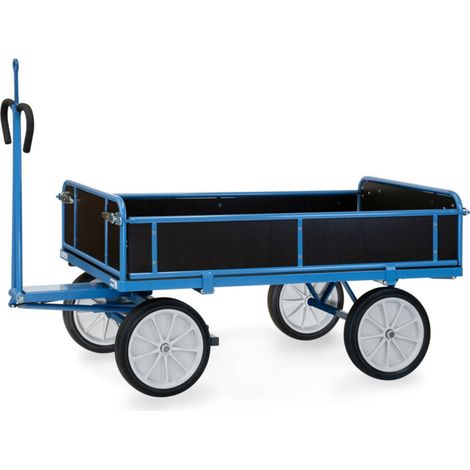 fetra Chariot à plateau manuel 6455V avec anneau d'attelage (1/5)