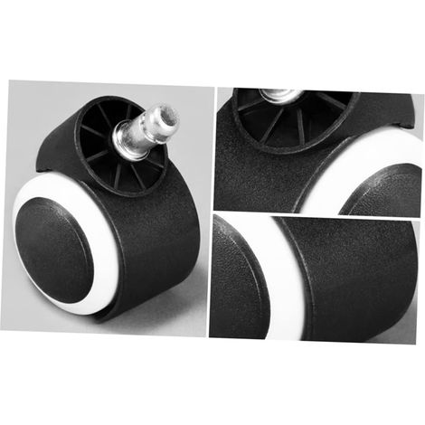 roulettes pivotantes robustes de 5 cm pour chaises de bureau (1/4)