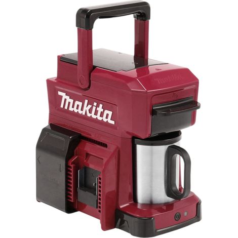 Makita – Machine à café 18V/12V Li-Ion pour dosettes souples – Réservoir 240 ml – Poignée de transport – DCM501ZAR