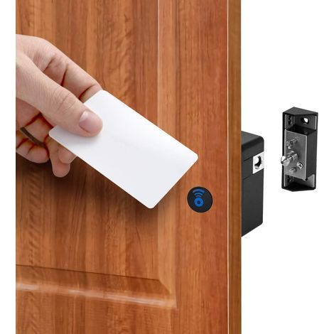 Serrure électronique intelligente RFID en métal – Sécurité optimale pour bureaux et armoires – Alimentation 4 piles AAA – Protection robuste (1/4)