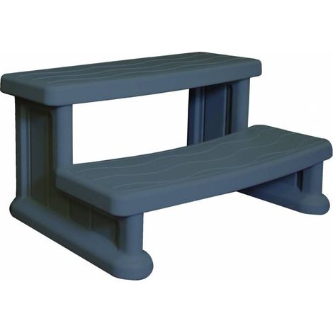 Marche d'accès spa - coloris Charcoal