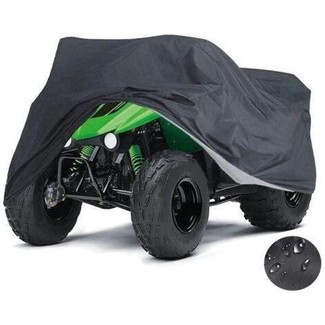 Housse de protection imperméable en tissu Oxford pour tracteurs de pelouse, tondeuses autoportées et équipements de jardin extérieurs (210 x 120 x 115 cm) (1/3)