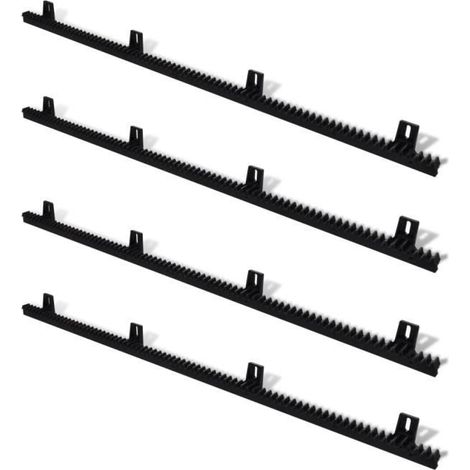 4 pcs Crémaillères pour Motorisation portail coulissant