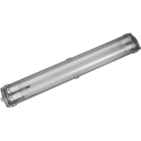 REGLETTE PORTATUBO DOPPIO IP65 60 CM - 1 pezzo