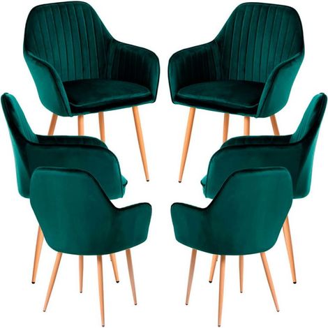 Packs Sillas Comedor - Pack 6 Sillas Chic - Verde (1/5)