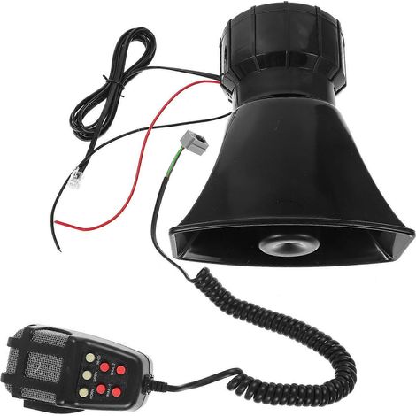 1 juego de bocina de aire para sistema de megafonía de coche de 12 V para exteriores, altavoz de sirena, bocina de camión, accesorio para ATV. (1/5)