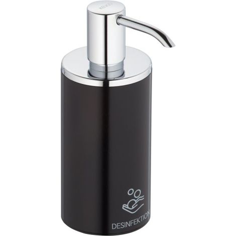 Keuco Desinfektionsmittelspender 04952370100 Standmodell mit Pumpe, 250ml, chrom-schwarz (1/5)