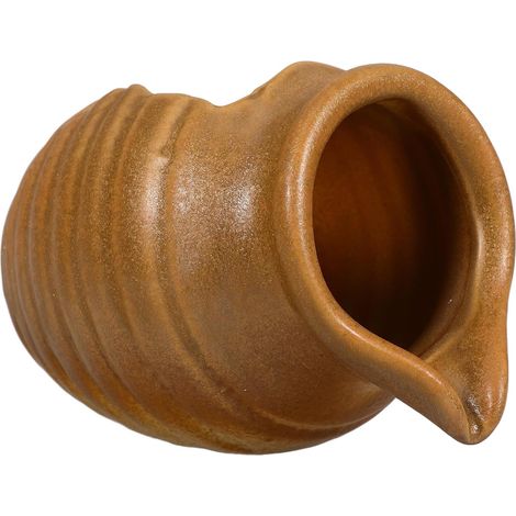 Gartendeko Wasserbrunnen Keramikgefäß Hydroponische Vase 4.88X3.86X3.54 Zoll mit Wasserzirkulation für Innenräume und Schwimmbadumgebung (1/5)