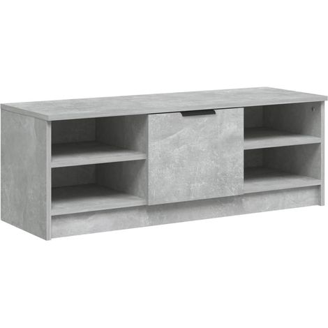 Maison Exclusive - TV-Schrank Betongrau 102x35,5x36,5 cm Holzwerk