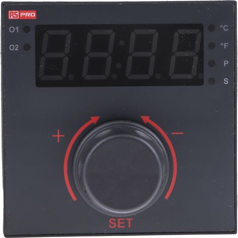 Régulateur de température PID, 115 V c.a., 2 sorties Relais, SSR, 1 entrée entrées thermocouple, 96 x 96mm ( Prix pour 1 ) (1/3)