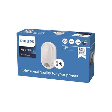 Luminaria LED Selgros111 Philips Projectline - Sensor de movimiento, Iluminación interior