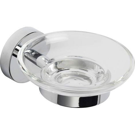 Croydex Pendle Flexi-Fix Soap Dish & Holder, Chrome (1/5)