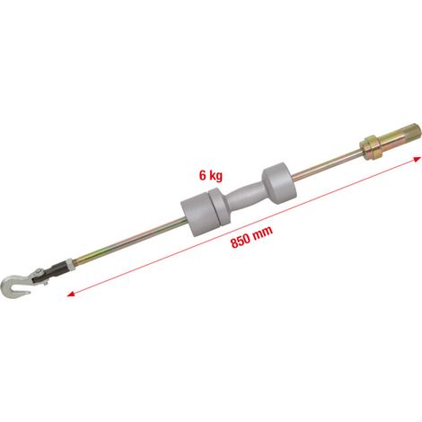 KS TOOLS Système de masse à inertie avec crochets de traction et adapteur ( 700.1475 ) (1/5)