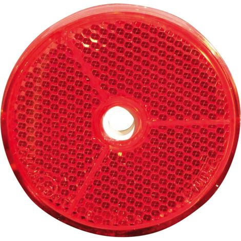 Roter runder Reflektor