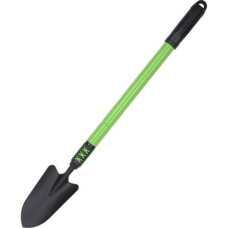 Pala trapiantatore da Giardino con Manico telescopico Lungo Regolabile richiudibile Estensibile da 51 a 79 cm Vanga badile a Punta Stretta attrezzo utensile da Giardinaggio (1/4)