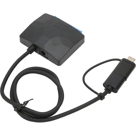 Câble adaptateur SSD 5 Gbit/s sécurisé USB Type-C 3.0 vers SATA pour disques durs 2,5 et 3,5 pouces, consoles de jeux, PC et ordinateurs portables.