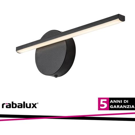 SABIRA,IND.WALL, LED6W, L33CM, BLACK (1/3)