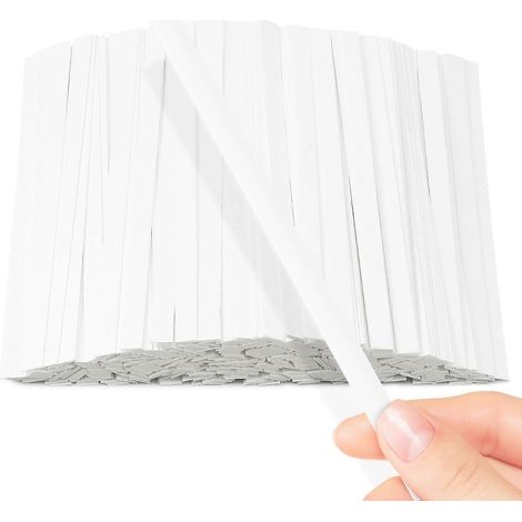 500 bandelettes de papier vierges pour tester les parfums et les huiles essentielles-15CM-White (1/4)