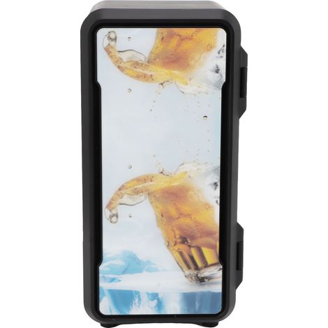 Mini-réfrigérateur portable 9V 2A 10-18W 5V 1A avec interface USB, idéal pour les soins de la peau, les cosmétiques, les boissons et les aliments. (1/5)