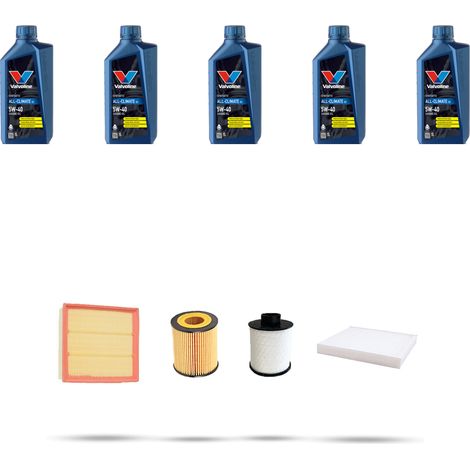 Kit tagliando 4 FILTRI e 5L OLIO compatibile con Suzuki Sx4 Dal 1.9 DDIS 88kw 2006 (1/5)