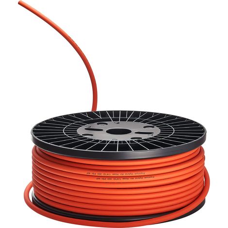 Tuyau d'air hybride 9,53 mm x 76,2 m, 300 PSI, résistant aux plis, triple couche, flexible toutes saisons pour compresseur, projets auto et bricolage (sans raccords). (1/5)