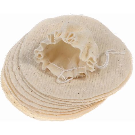 Lot de 10 10,5cm emplacement de Tissu de Filte de Café de Coton éutilisable de Cuisine à la Maison pou Difféentes Cafetièes de pot de Siphon (1/3)