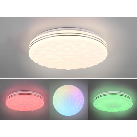 LED Deckenleuchte TIGER dimmbar Sternenhimmel Farbwechsel, Ø 38cm (1/5)