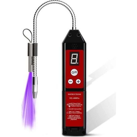 WJL-6000PRO Détecteur De Fuite De Fréon AVEC LUMIÈRE LED, Détecteur De Fuite De Réfrigérant, Détecteur De Fuite d'Halogène Testeur Hvac Air Condition R22 R410A R134A Cfc Hcfcs Indicateur Hfcs (1/5)