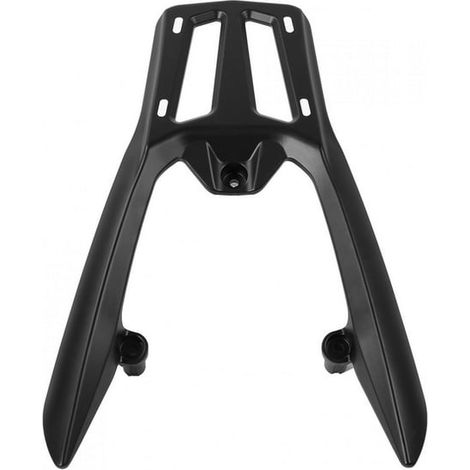 Support Moto Honda Click Ravio 125i 150 — Porte-bagages arrière en alliage d'aluminium, support de chargement robuste, fixation pour top case, rack de coffre, 2 pièces, noir et argent. (1/5)