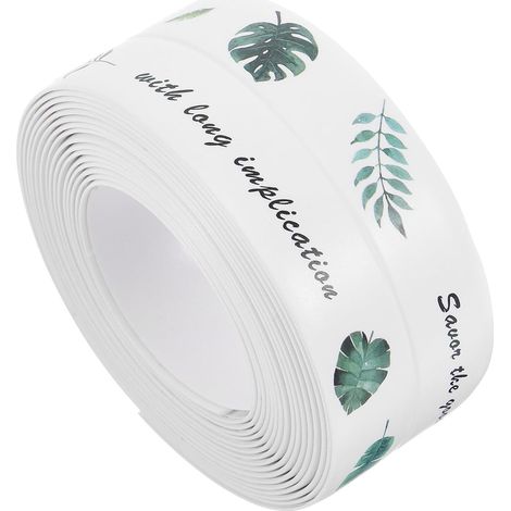 Bande de Calfeutrage Adhésive Pvc Blanc 1 Rouleau pour Salle Bain (1/5)