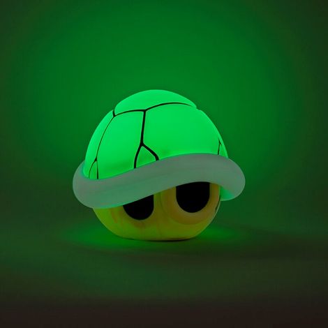 Paladone Super Mario Bros Green Shell Light con sonido  Funciona con pilas, producto oficial de Nintendo Talla única, multicolor (1/3)