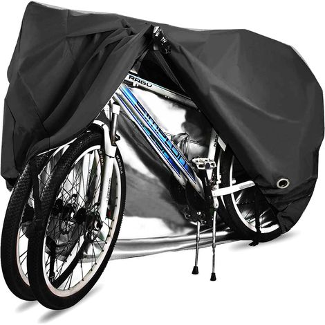 1 Housse de vélo,210D,imperméable et respirante,avec œillets de verrouillage,pour VTT et vélos de course (1/5)