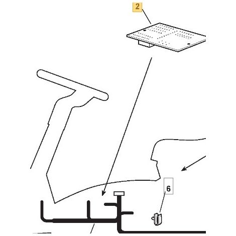 Elektronische Platine für Rasentraktor C63MG GG6/63M STIGA Modelle 127722355/0
