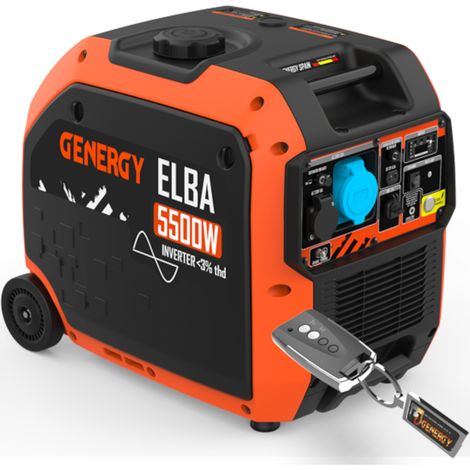 Groupe électrogène 5500W-230V Inverter démarrage électrique télécommande modèle Elba RC (1/3)