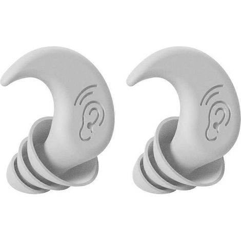 Bouchons d'Oreille Anti-Bruit pour un Sommeil Paisible, Travail et Étude, Réutilisables (1/4)