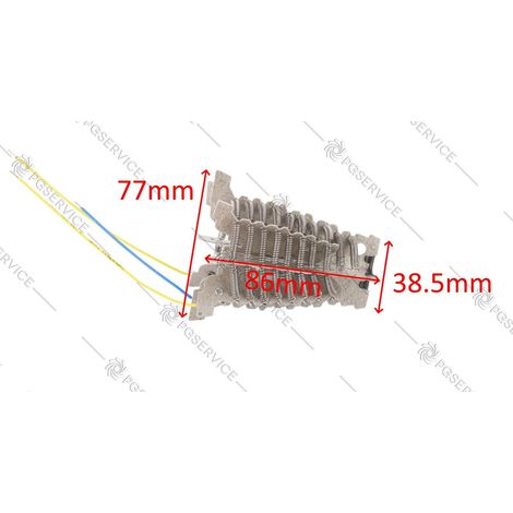 Elchim resistenza 86mm 2070W 240V phon asciugacapelli 3900 Healthy Ionic (1/4)