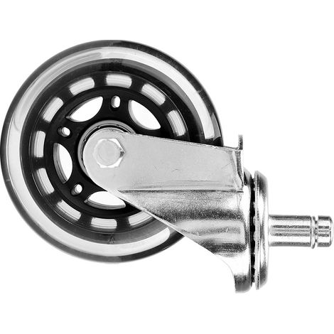 Roulettes pour Fauteuil de Bureau Universelles Silencieuses, Lot de 5 Roues de Remplacement (1/5)