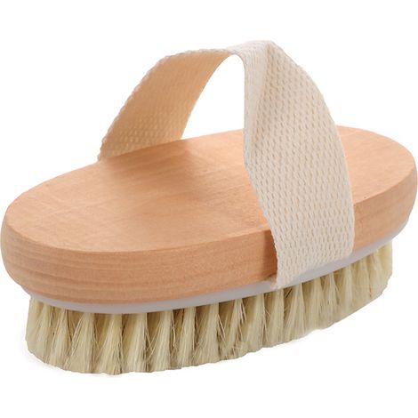 Brosse en Bambou avec Soies Douces Tient dans la Paume de la Main/Adaptée aux Pelages Courts/Lisses (1/2)